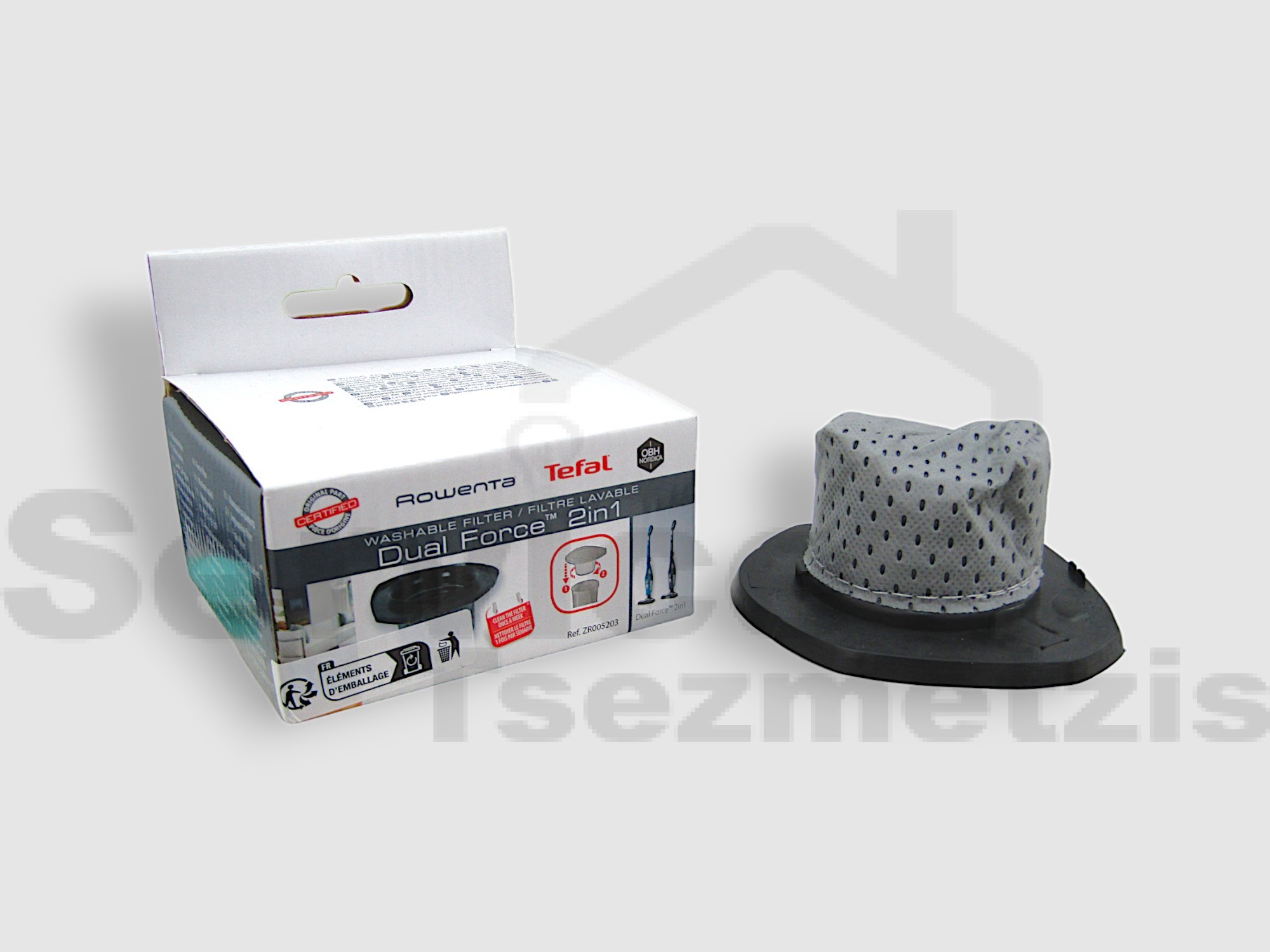 Gallery image 1 of ΓΝΗΣΙΟ ΦΙΛΤΡΟ ΚΑΔΟΥ ΣΚΟΥΠΑΣ ΧΕΙΡΟΣ DUAL FORCE  ROWENTA ZR005203