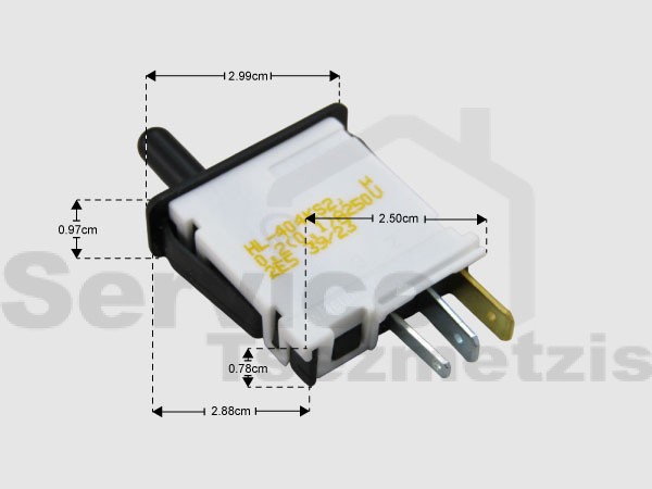 Gallery image 1 of ΔΙΑΚΟΠΤΗΣ ΨΥΓΕΙΟΥ ΜΑΥΡΟΣ BOSCH SIEMENS PITSOS 00609987