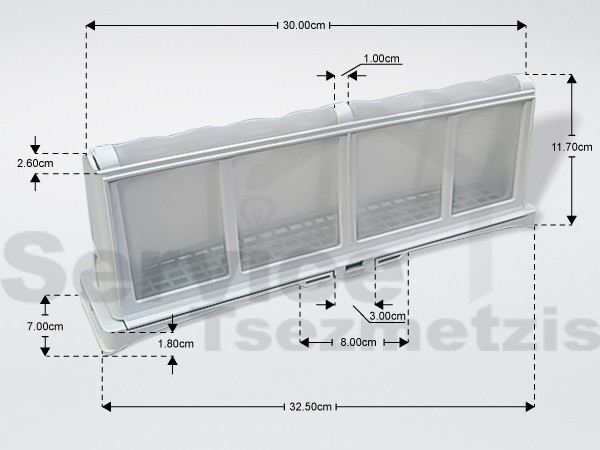 Gallery image 2 of ΦΙΛΤΡΟ ΠΟΡΤΑΣ ΣΤΕΓΝΩΤΗΡΙΟΥ AEG ELECTROLUX 1366019014
