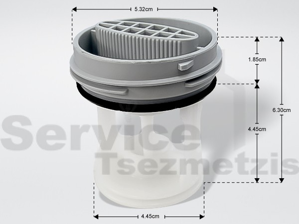 Gallery image 1 of ΦΙΛΤΡO ΠΛΥΝΤΗΡΙΟY ΡΟΥΧΩΝ WHIRLPOOL 481010506380