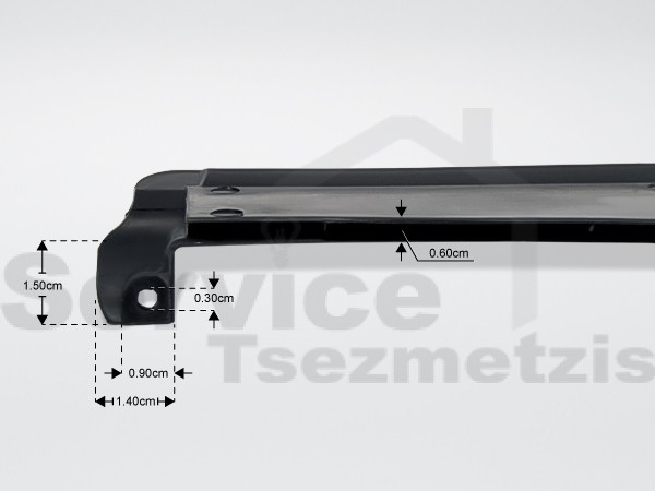 Gallery image 2 of ΣΤΗΡΙΓΜΑ ΚΑΤΩ ΚΡΥΣΤΑΛΟΥ ΚΟΥΖΙΝΑΣ AEG ZANUSSI 5613446201