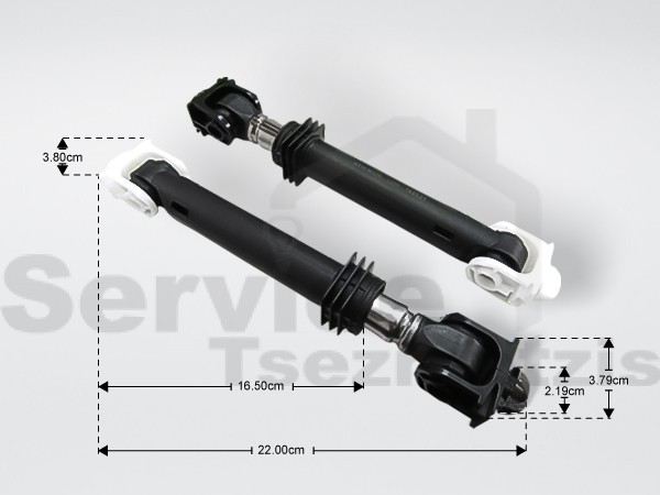 Gallery image 1 of ΑΜΟΡΤΙΣΕΡ ΠΛΥΝΤΗΡΙΟΥ ΡΟΥΧΩΝ WHIRLPOOL  ΣΕΤ 2ΤΕΜ. 120N 480111102361