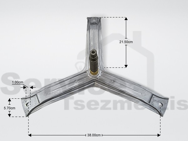 Gallery image 1 of ΑΞΟΝΑΣ ΠΛΥΝΤΗΡΙΟY ΡΟΥΧΩΝ  BOSCH SIEMENS BALAY 00215117