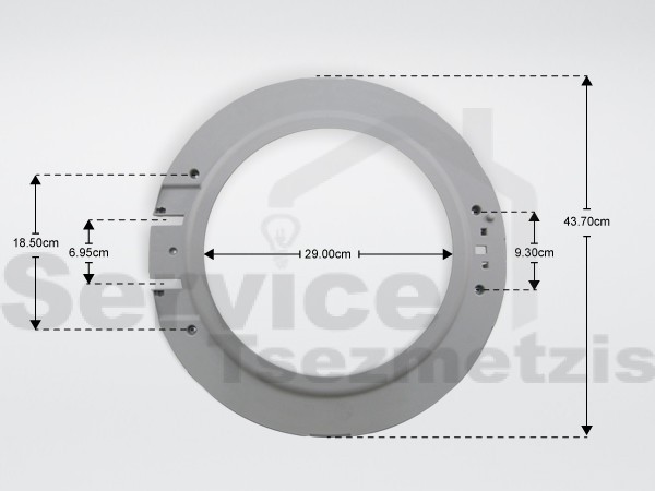 Gallery image 1 of ΠΛΑΙΣΙΟ ΠΟΡΤΑΣ ΠΛΥΝΤΗΡΙΟΥ ΡΟΥΧΩΝ VESTEL 42070164