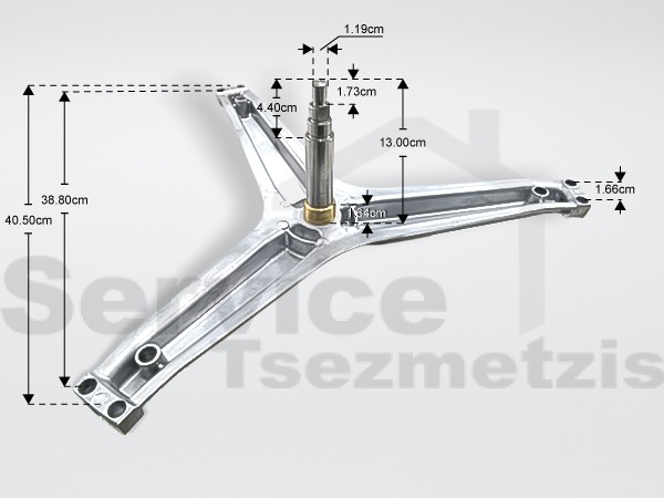 Gallery image 1 of ΑΞΟΝΑΣ ΠΛΥΝΤΗΡΙΟΥ ΡΟΥΧΩΝ SAMSUNG DC97-17602A