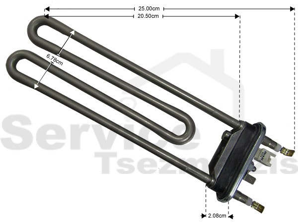 Gallery image 1 of ΑΝΤΙΣΤΑΣΗ ΠΛΥΝΤΗΡΙΟΥ ΡΟΥΧΩΝ ZANUSSI 1950W 230V ΜΕ ΣΕΝΣΟΡΑ 1325064234