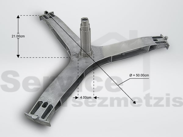 Gallery image 1 of ΑΞΟΝΑΣ ΤΥΜΠΑΝΟΥ ΠΛΥΝΤΗΡΙΟΥ ΡΟΥΧΩΝ SAMSUNG DC97-17234A