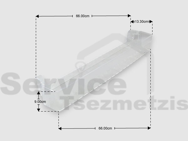 Gallery image 1 of ΓΝΗΣΙΟ ΡΑΦΙ ΦΙΑΛΩΝ ΠΟΡΤΑΣ AEG ELECTROLUX 4055351417