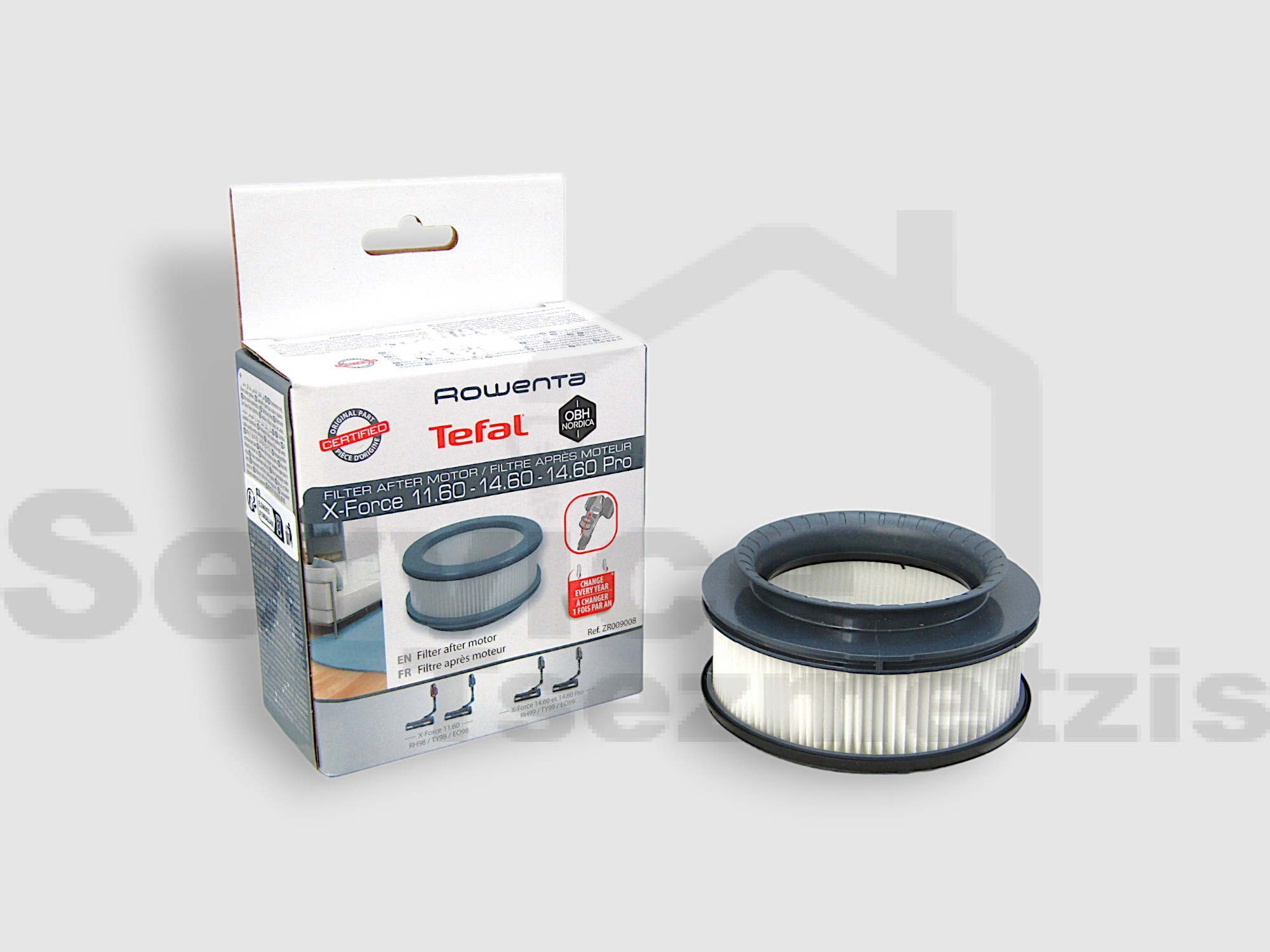Gallery image 1 of ΓΝΗΣΙΟ ΦΙΛΤΡΟΥ HEPA ΜΟΤΕΡ ΣΚΟΥΠΑΣ X-FORCE ROWENTA ZR009008