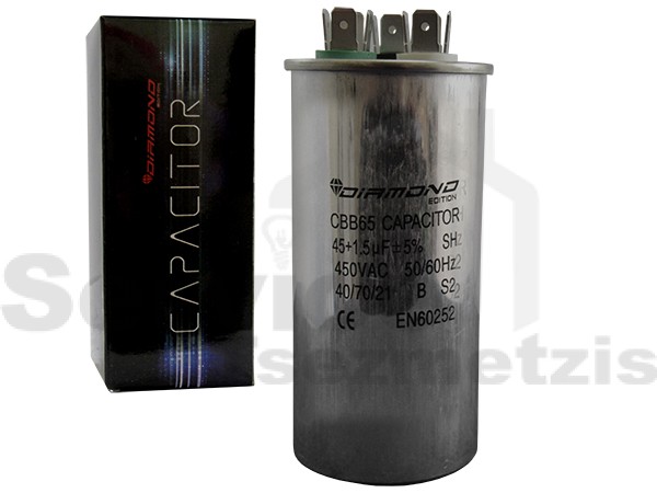 Gallery image 1 of ΠΥΚΝΩΤΗΣ ΚΛΙΜΑΤΙΣΤΙΚΟY 45+1.5MF 370V