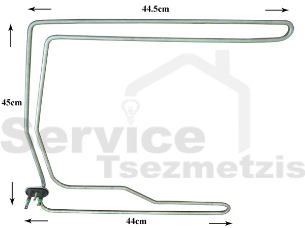 Gallery image 1 of ΑΝΤΙΣΤΑΣΗ ΠΛΥΝΤΗΡΙΟΥ ΠΙΑΤΩΝ ARISTON INDESIT 2400W 220V C00042838