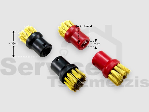 Gallery image 1 of ΓΝΗΣΙΟ ΒΟΥΡΤΣΑΚΙ ΑΤΜΟΚΑΘΑΡΙΣΤΗ KARCHER SET 4 ΤΕΜ