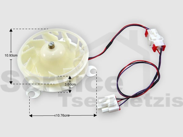 Gallery image 1 of ΓΝΗΣΙΟΣ ΑΝΕΜΙΣΤΗΡΑΣ NO FROST ΨΥΓΕΙΟΥ LG 12V 2.28W EAU64824401