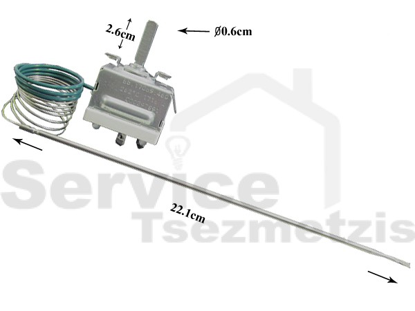 Gallery image 1 of ΘΕΡΜΟΣΤΑΤΗΣ ΚΟΥΖΙΝΑΣ ARISTON INDESIT 262°C C00011573