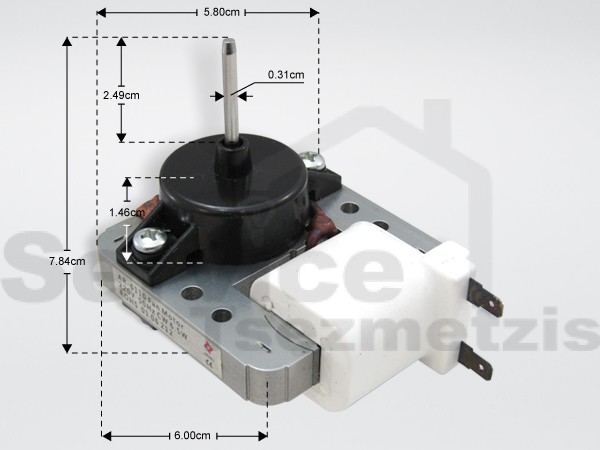 Gallery image 1 of ΑΝΕΜΙΣΤΗΡΑΣ ΨΥΓΕΙΟΥ NO FROST 230V - 6,5W - 50Hz