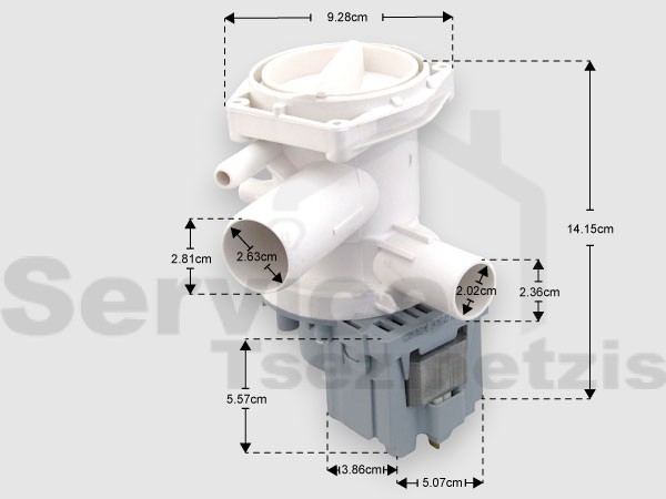 Gallery image 1 of ΑΝΤΛΙΑ ΠΛΥΝΤΗΡΙΟY ΡΟΥΧΩΝ SIEMENS ΜΑΓΝΗΤΙΚΗ 00141326