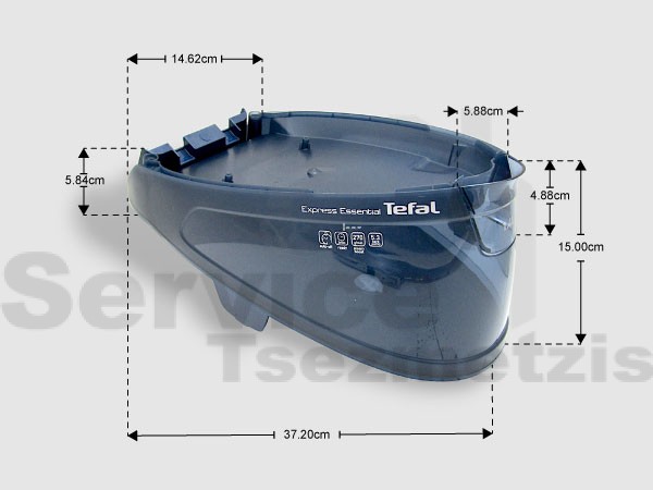 Gallery image 1 of ΓΝΗΣΙΟ ΔΟΧΕΙΟ ΝΕΡΟΥ ΑΤΜΟΣΥΣΤΗΜΑΤΟΣ TEFAL EXPRESS ESSENTIAL SS-9100042256