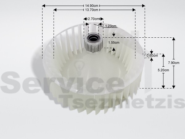 Gallery image 1 of ΓΝΗΣΙΑ ΦΤΕΡΩΤΗ ΜΟΤΕΡ ΣΤΕΓΝΩΤΗΡΙΟΥ SAMSUNG DC82-01208A