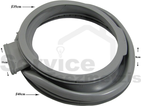 Gallery image 1 of ΛΑΣΤΙΧΟ ΠΟΡΤΑΣ ΠΛΥΝΤΗΡΙΟΥ ΡΟΥΧΩΝ  AEG ZANUSSI 8071200029