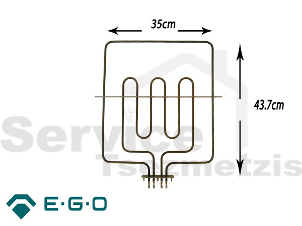 Gallery image 1 of ΑΝΤΙΣΤΑΣΗ ΚΟΥΖΙΝΑΣ ΑΝΩ ΜΕΡΟΣ - ΓΚΡΙΛ  PITSOS 3000W