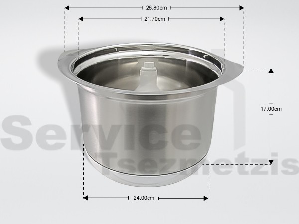 Gallery image 1 of ΚΑΔΟΣ ΚΟΥΖΙΝΟΜΗΧΑΝΗΣ BRAUN ΙΝΟΧ 7322000464