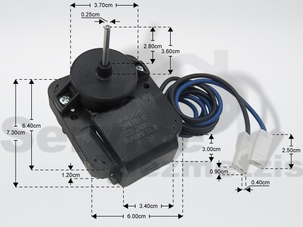 Gallery image 2 of ΑΝΕΜΙΣΤΗΡΑΣ ΨΥΓΕΙΟΥ INDESIT ARISTON C00093206