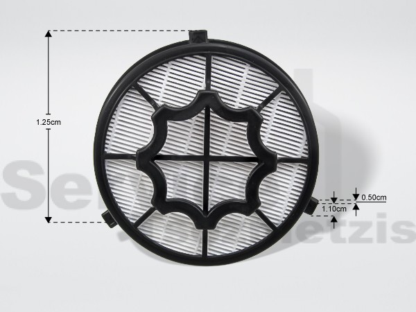 Gallery image 2 of ΓΝΗΣΙΑ ΦΙΛΤΡΑ ΣΕΤ  ΣΚΟΥΠΑΣHEPA  AEF1120 AEG ZANUSSI 9001680249
