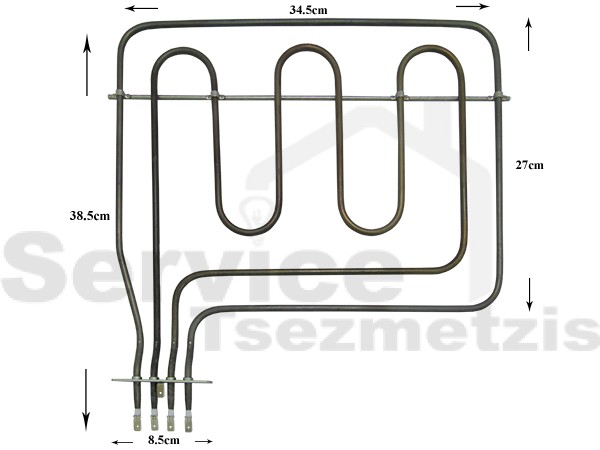 Gallery image 1 of ΑΝΤΙΣΤΑΣΗ ΚΟΥΖΙΝΑΣ ΑΝΩ SIEMENS 900+1600W 230V 00360721