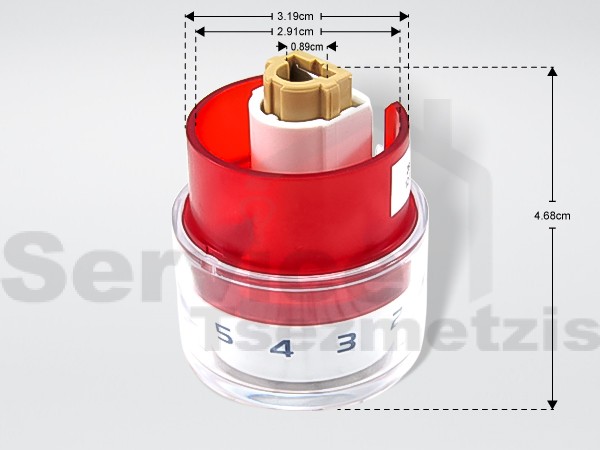 Gallery image 2 of ΚΟΥΜΠΙ ΕΣΤΙΑΣ SIEMENS-BOSCH 611500