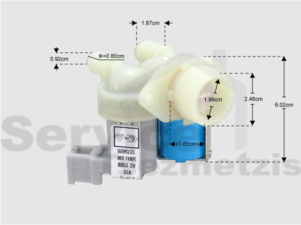 Gallery image 1 of ΒΑΛΒΙΔΑ ΠΛΥΝΤΗΡΙΟY ΡΟΥΧΩΝ ZANUSSI ΔΙΠΛΗ 12-14MM 132506301