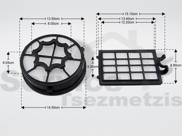 Gallery image 1 of ΓΝΗΣΙΑ ΦΙΛΤΡΑ ΣΕΤ  ΣΚΟΥΠΑΣHEPA  AEF1120 AEG ZANUSSI 9001680249