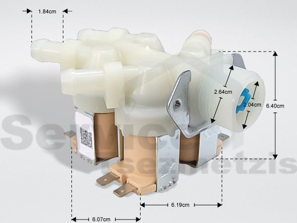 Gallery image 1 of ΒΑΛΒΙΔΑ ΠΛΥΝΤΗΡΙΟΥ ΡΟΥΧΩΝ SAMSUNG DC62-00214N