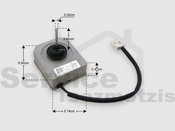 Gallery image 1 of ΑΝΕΜΙΣΤΗΡΑΣ ΨΥΓΕΙΟΥ CANDY WHIRLPOOL DC 12V ZWF-10-2 49032949