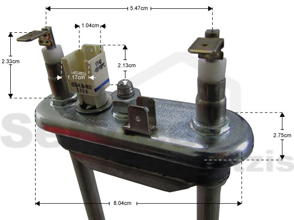 Gallery image 2 of ΑΝΤΙΣΤΑΣΗ ΠΛΥΝΤΗΡΙΟΥ ΡΟΥΧΩΝ ZANUSSI 1950W 230V ΜΕ ΣΕΝΣΟΡΑ 1325064234
