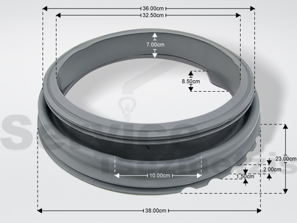 Gallery image 1 of ΛΑΣΤΙΧΟ ΠΟΡΤΑΣ ΠΛΥΝΤΗΡΙΟΥ ΡΟΥΧΩΝ MIDEA MORRIS BRANDT 12638100000221