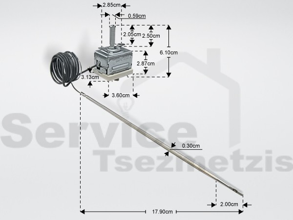 Gallery image 1 of ΘΕΡΜΟΣΤΑΤΗΣ ΚΟΥΖΙΝΑΣ 45-260°C WHIRLPOOL C00078436