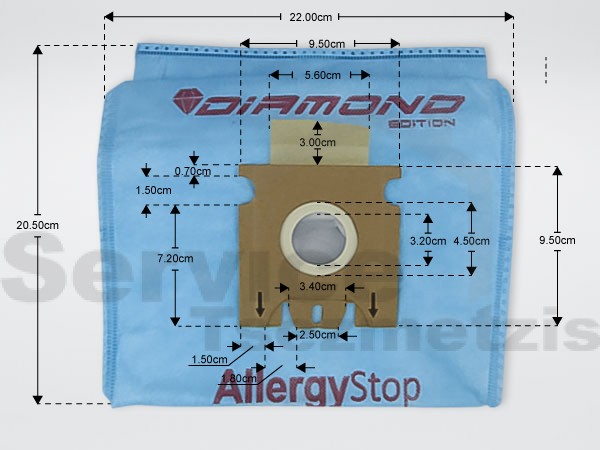 Gallery image 1 of ΣΑΚΟΥΛΑ ΣΚΟΥΠΑΣ HOOVER ATHOS H73 SET 5 TEM + 2 ΦΙΛΤΡΑ