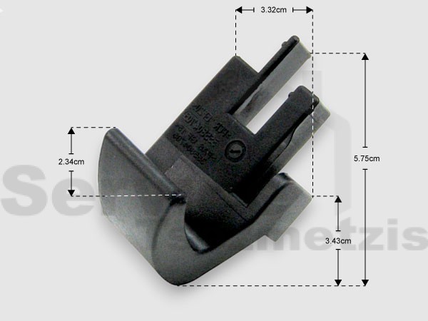 Gallery image 1 of ΓΝΗΣΙΟ ΣΤΗΡΙΓΜΑ ΠΟΡΤΑΣ ΚΑΤΩ ΔΕΞΙΑ AEG ELECTROLUX ZANUSSI 3558047043