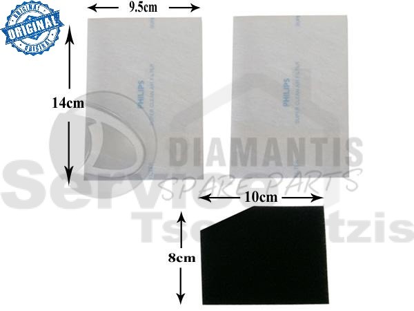 Gallery image 1 of ΦΙΛΤΡΟ ΣΚΟΥΠΑΣ PHILIPS AFS SET 482201570056