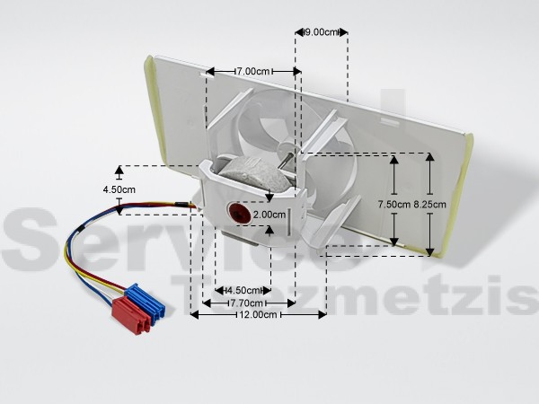 Gallery image 2 of ΑΝΕΜΙΣΤΗΡΑΣ ΨΥΓΕΙΟΥ BΟSCH SIEMENS 647519 12V 4W