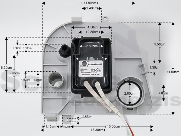 Gallery image 2 of ΑΝΤΛΙΑ ΣΤΕΓΝΩΤΗΡΙΟΥ WHIRLPOOL 13W 220V 481070109852