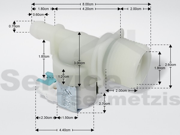 Gallery image 1 of ΒΑΛΒΙΔΑ ΠΛΥΝΤΗΡΙΟΥ ΡΟΥΧΩΝ INDESIT C00273883