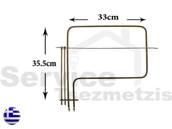 Gallery image 1 of ΑΝΤΙΣΤΑΣΗ ΚΟΥΖΙΝΑΣ ΑΝΩ SIEMENS BOSCH 1100W 00118398