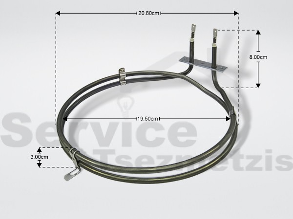 Gallery image 1 of ΑΝΤΙΣΤΑΣΗ ΚΟΥΖΙΝΑΣ ΑΕΡΟΘΕΡΜΗ SIEMENS BOSCH 2200W/230V Φ19,5CM