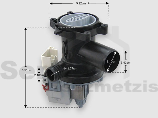 Gallery image 1 of ΑΝΤΛΙΑ ΠΛΥΝΤΗΡΙΟΥ ΡΟΥΧΩΝ ΜΕ ΦΙΣΑ WHIRLPOOL IGNIS BAUKNECHT 35W 220V 481010584942