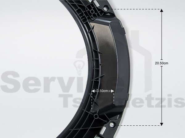 Gallery image 2 of ΠΛΑΙΣΙΟ ΠΟΡΤΑΣ ΠΛΥΝΤΗΡΙΟΥ ΡΟΥΧΩΝ SIEMENS BOSCH 00798821