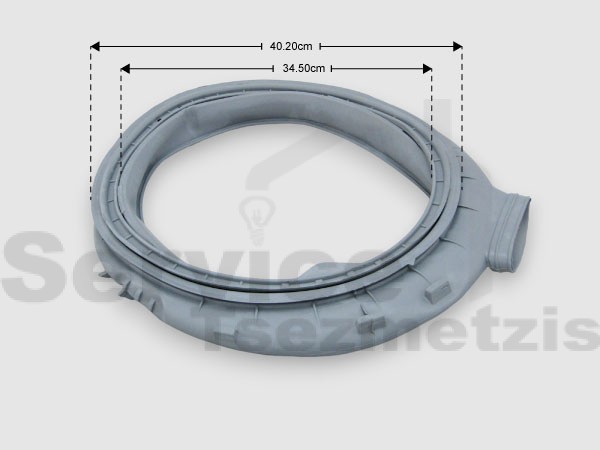 Gallery image 2 of ΓΝΗΣΙΟ ΛΑΣΤΙΧΟ ΠΟΡΤΑΣ ΠΛΥΝΤΗΡΙΟΥ ARISTON INDESIT WHIRLPOOL HOT POINT C00262670
