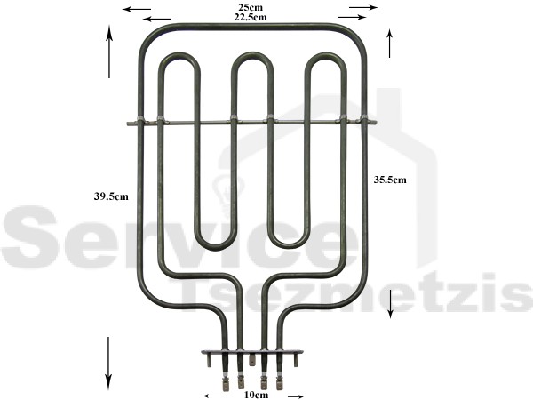 Gallery image 1 of ΑΝΤΙΣΤΑΣΗ ΚΟΥΖΙΝΑΣ ΑΝΩ SMEG WHIRLPOOL 2050W (650W/1400W) 806890372
