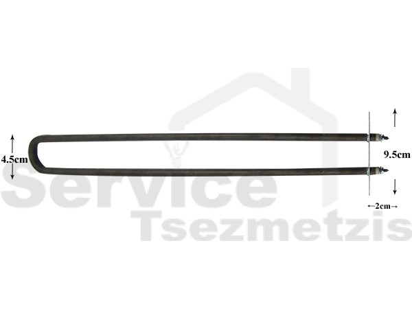 Gallery image 1 of ΑΝΤΙΣΤΑΣΗ ΚΑΛΟΡΙΦΕΡ ΑΕΡΑ 66CM 2200W 230V