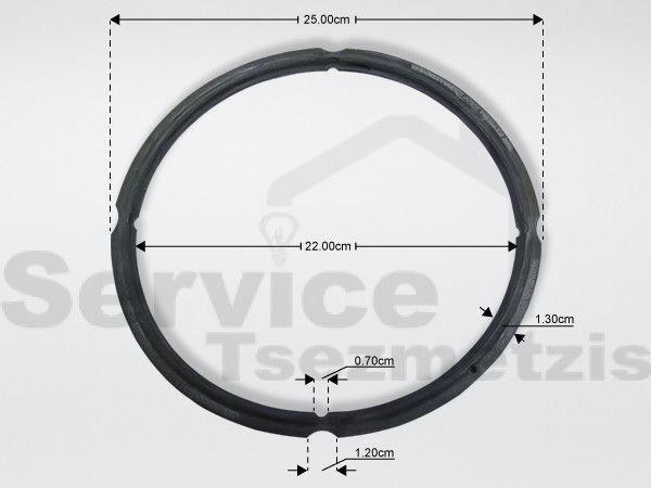 Gallery image 2 of ΛΑΣΤΙΧΟ ΧΥΤΡΑΣ TEFAL VITALY-OPTIMA-SENSOR 4.5/6/7.5LT SA-792189